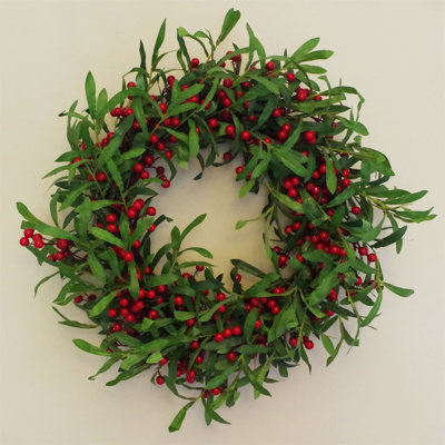 Faux Plastic 60cm Wreath