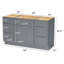 Base de meuble-lavabo simple 54 po seulement-94327123