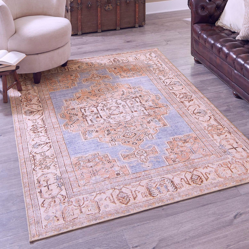 Chenille Geometric Indoor Rug, Rectangle 5' x 8'