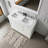 Double Bath Vanity 48 In. W X 22 In. D, Carrara Marble Top,-1067170092