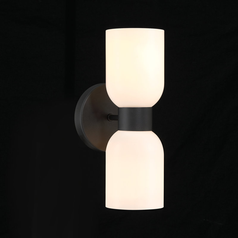 Alaisha 2-Lights Wall Light, Black