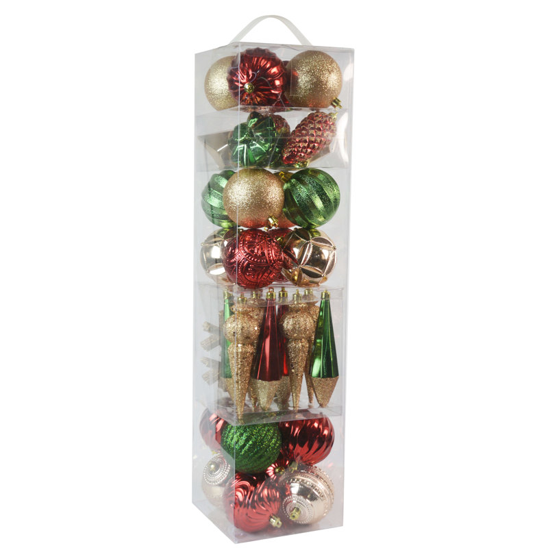 21.26'' Ball Ornament, Brown/Gold/Red