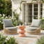 Table d'appoint Tressa Terre cuite