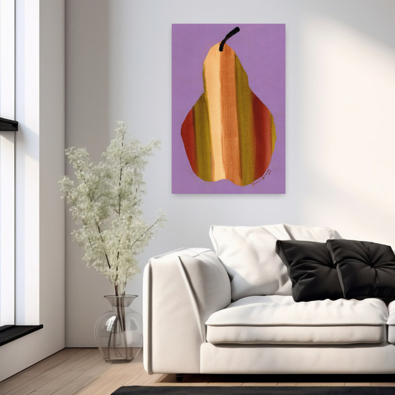 Art contemporain contemporain abstrait coloré, H 36 po x l 24 po