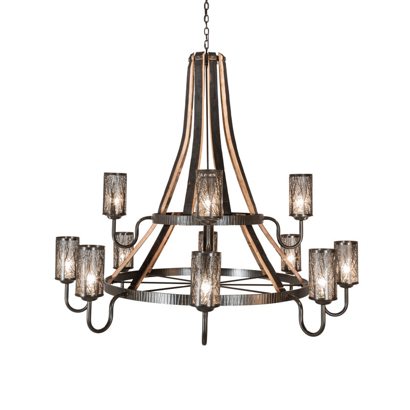 Rustic Lodge 12 - Light Chandelier