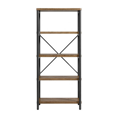 Bibliothèque en bois massif Hickory H 72 po x l 32 po