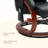 Faux Leather Massage Chair with Ottoman-852755096
