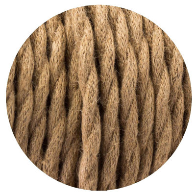Fralick 3Core Twisted Vintage Coloured 0.75Mm Braided Fabric Flexible Electrical Hight Quality UK Lighting Wire Cable