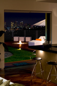 Dots Outdoor Ottoman, Chill White