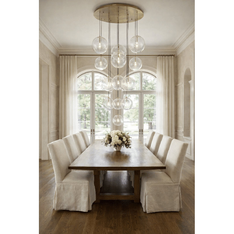 Shadowline 78 Inch Multi 12 Light Chandelier