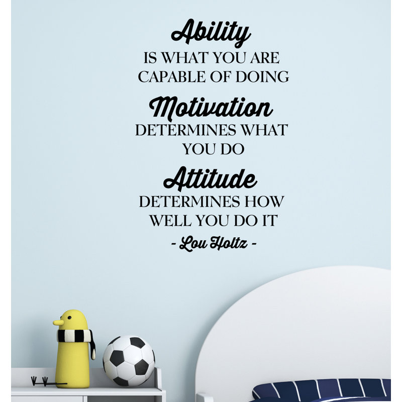 Text & Numbers Non-Wall Damaging Wall Decal