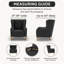 Housse extensible pour fauteuil à oreilles - Facile à nettoyer et durable - Collection Comfort-100816979