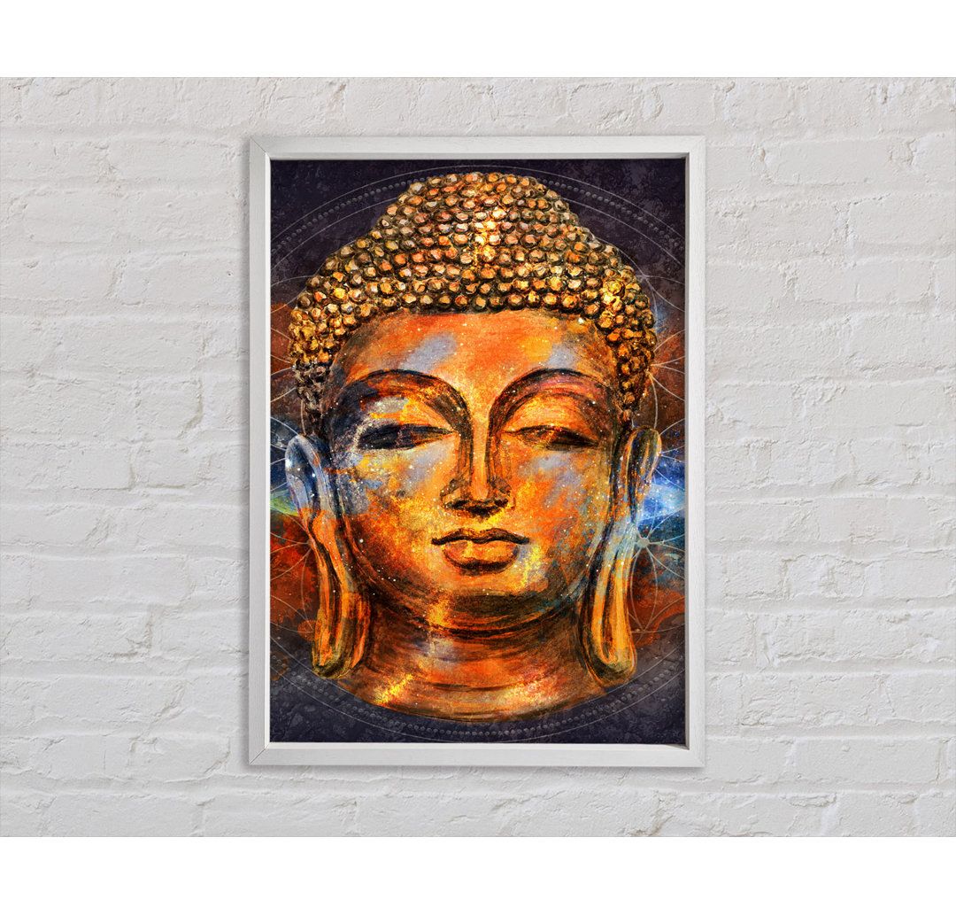 Buddha 26 - Einzelner Bilderrahmen Kunstdrucke auf Leinwand