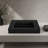 Modern Solid Surface Integrated Bathroom Sink Basin with Built-In Overflow, Stain-Resistant Stone Composite Basin, No Cabinet-1573261511