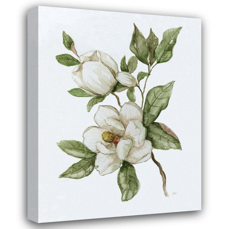 Art sur toile tendue Lark Manor ™ Nan: Magnolia Morning II, H 18 po x l 15 po
