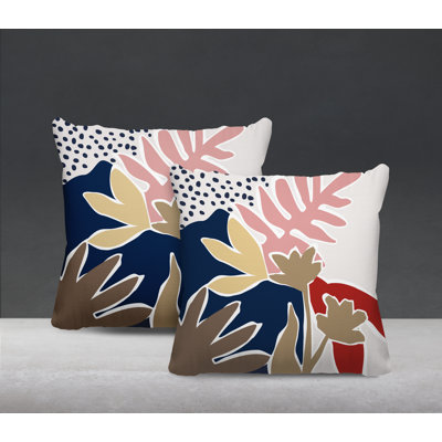 Polyester/Polyester Blend Throw Square Indoor/Outdoor