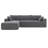 L-Shaped Chenille Sectional Sofa (Sectional)-1890368286