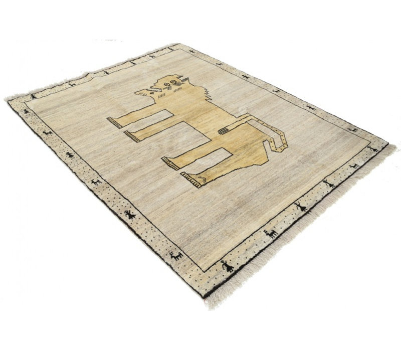 Tapis Shiraz fin noué à la main 5 pi 2 po x 6 pi 6 po