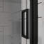 Porte de douche pivotante en verre sans cadre à pivot-127317706