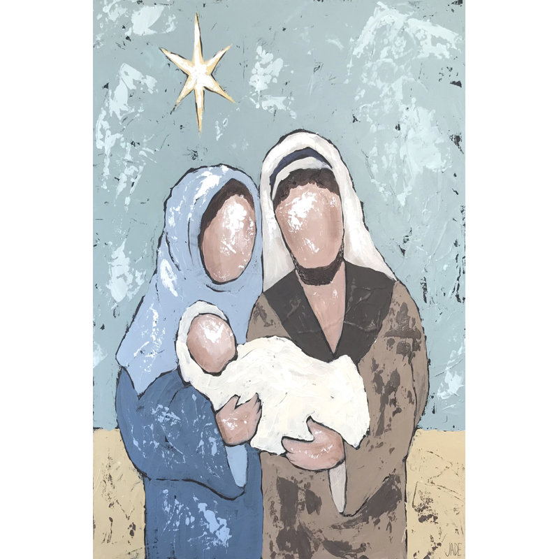 «Adetola A Silent Night I on Canvas» par Jade Reynolds, reproduction, H 18 po x l 12 po