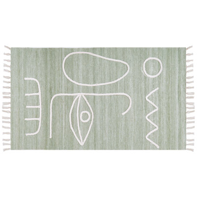 Phocas Abstract Flatweave 80cm X 150cm Indoor / Outdoor Area Rug