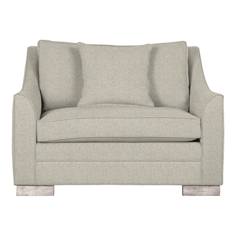 Chaise et demi 50,5 po Nicholas, Perigold Poros sauge, Gris tourterelle