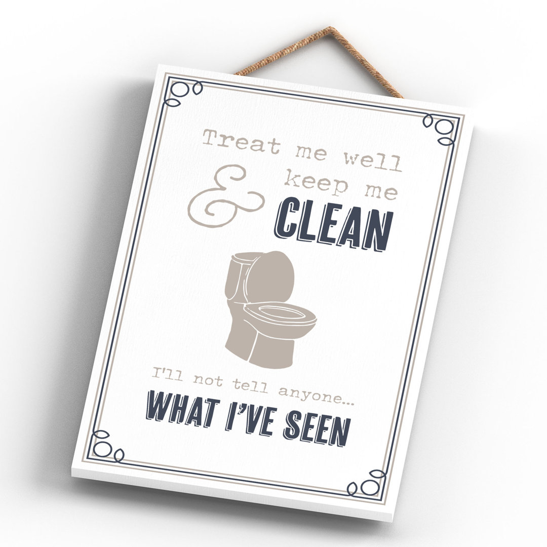 Vivid Squid Wholesale Treat Me Well - No Frame Print on Wood