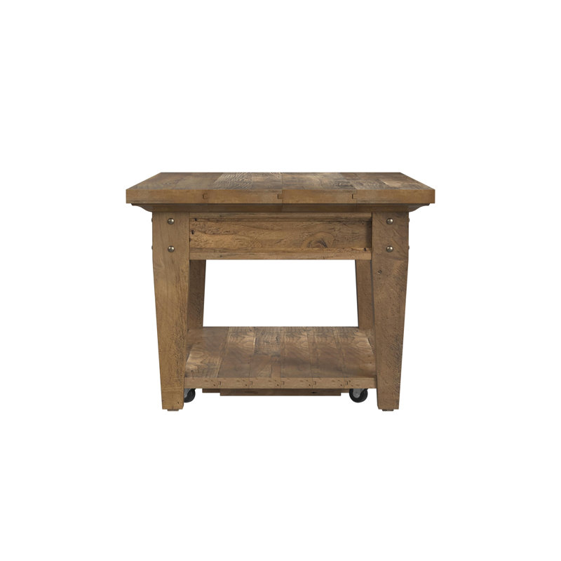 Eralynn Reclaimed Wood Rectangular Cocktail Table