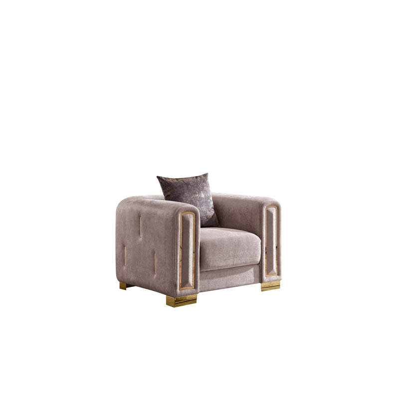 Chaise de style moderne en bois, Gris