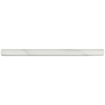 Iona Mist 0.75 in. x 12 in. Polished Resin Pencil Liner Tile Trim