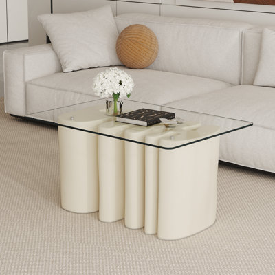 Plateau de table rectangulaire en verre trempé de 24 pi 36 po - Conception transparente et résistante à la chaleur pour les cuisines et les restaurants - Surface en verre durable et facile à nettoyer