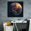 Art mural sur toile Epic Graffiti «High Density Voxels Earth» par Ann Klee, 37 po x 37 po-117053556