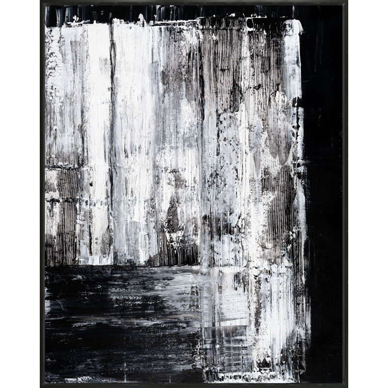 «Distressed by Yaffa G», reproduction sur toile, Cadre noir, H 40 po x l 35 po