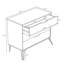 Commode vert olive