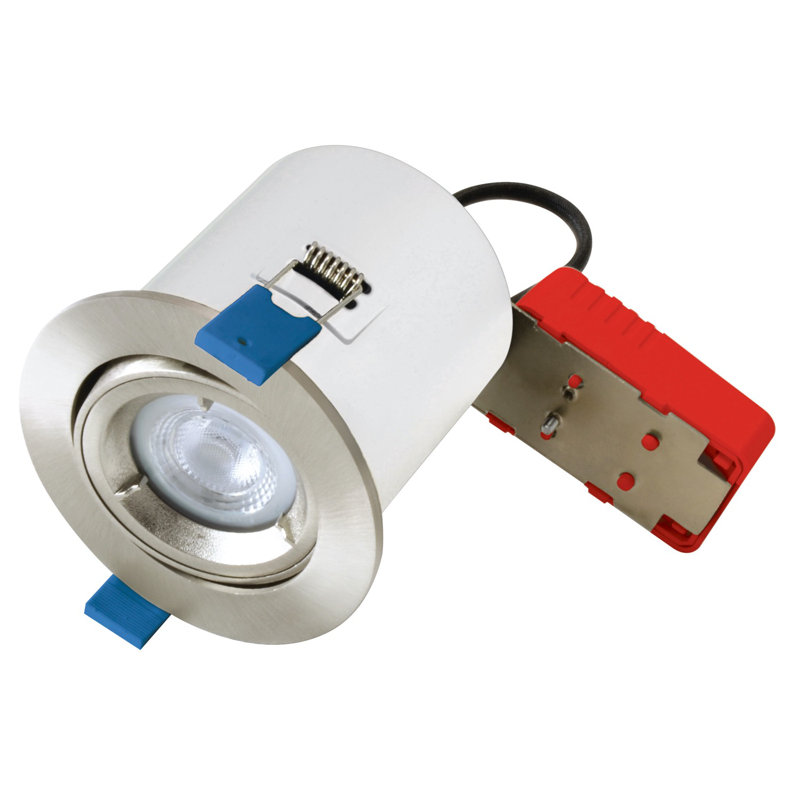 Carabooda 9.6cm Recessed Lighting Kit, Satin Chrome