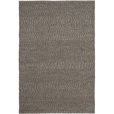 Auckland Jute/Sisal Black/Gray Area Rug