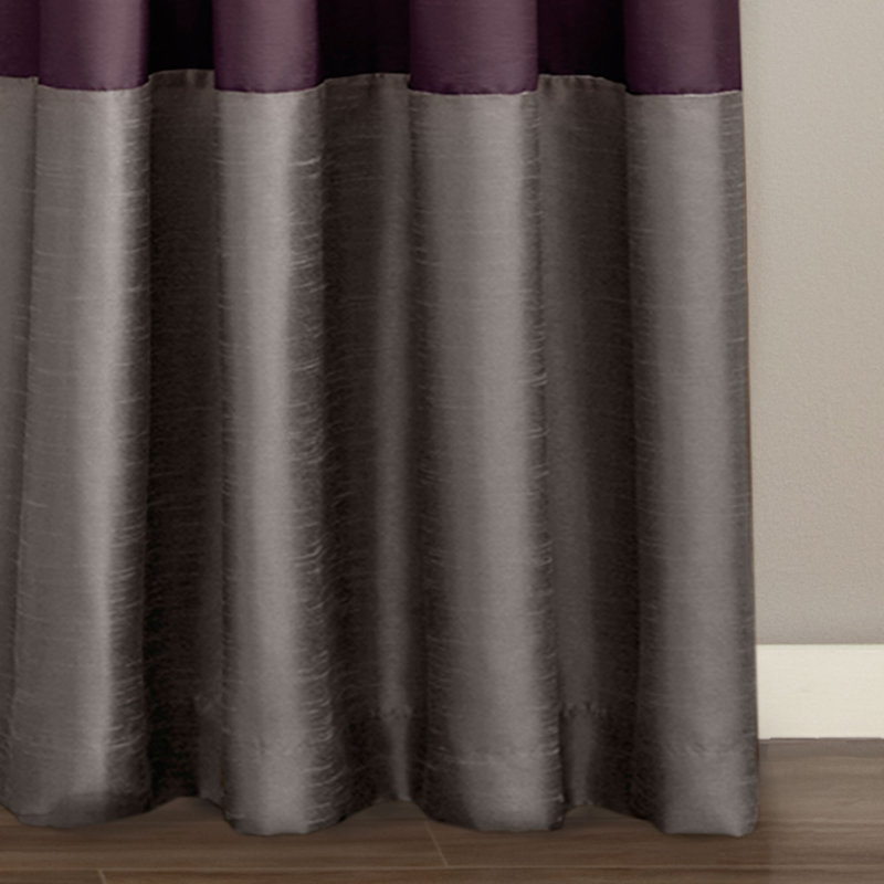 Panneaux de rideaux semi-transparents , gris, l 54 po x L 84 po