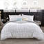 Aspire Homeware Geometric Shapes Duvet Cover Set with Pillowcases for Trendy Bedroom Style-124173449