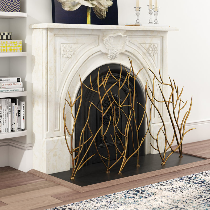 Memoire Iron Fireplace Screen