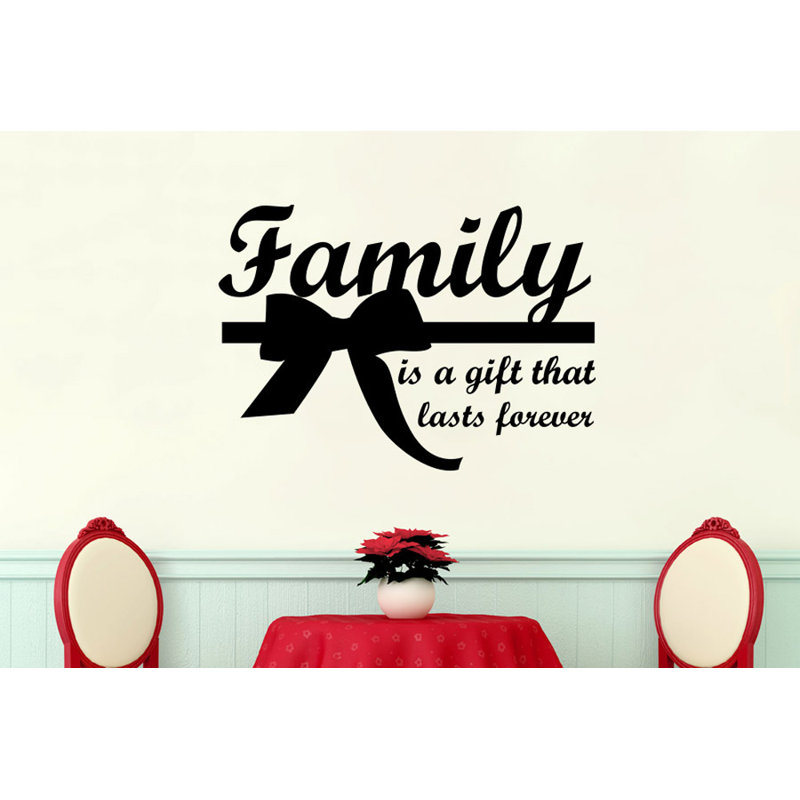 Wall Decal, Black, Medium