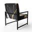 Fauteuil d'appoint rembourré en marbre Daelen-1680497835