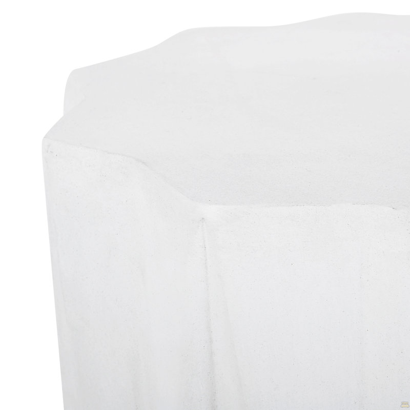Outdoor Lightweight Concrete Side Table