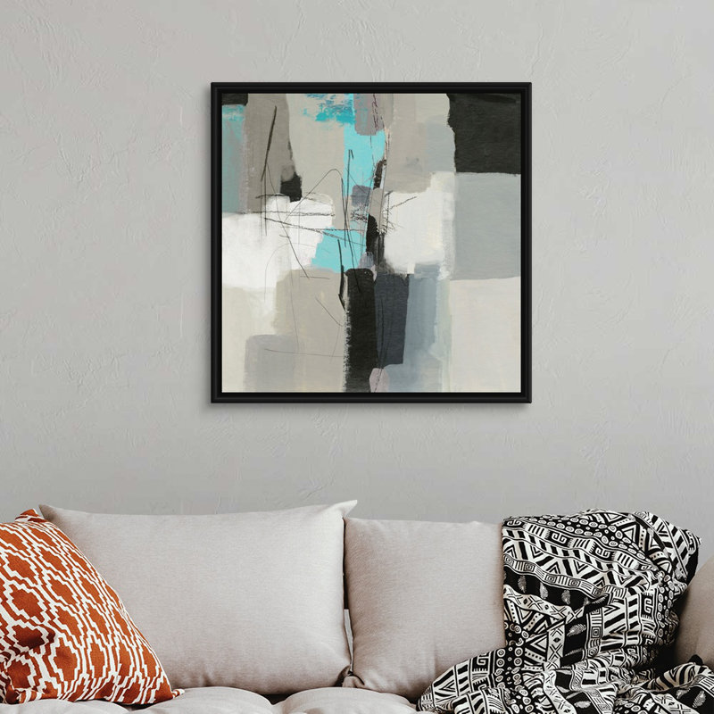 "New Light II" par Tom Reeves, reproduction d’art sur toile, Toile avec cadre noir, 32" H x 32" W x 1.75" D