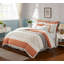 Ensemble d'édredon en percale de coton 9 pièces Coral Queen