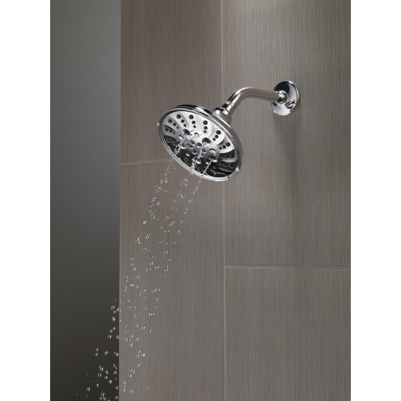 Rain Dual Shower Head with H2Okinetic Technology, Chrome