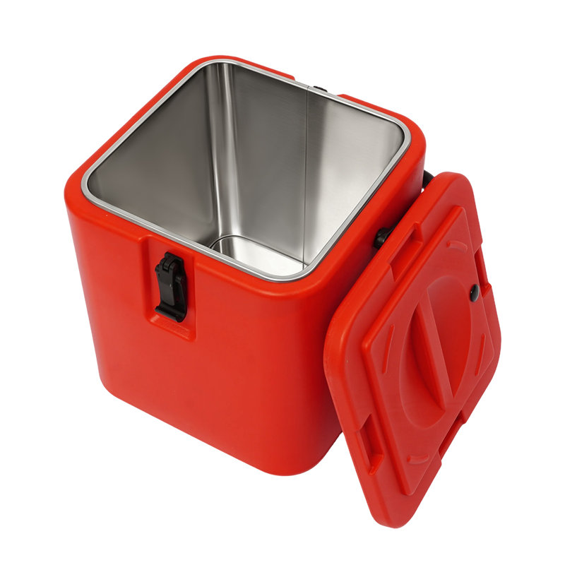 Contenant isotherme de 25 L pour soupes, en acier inoxydable, pour aliments chauds et froids, idéal pour la maison et le bureau.