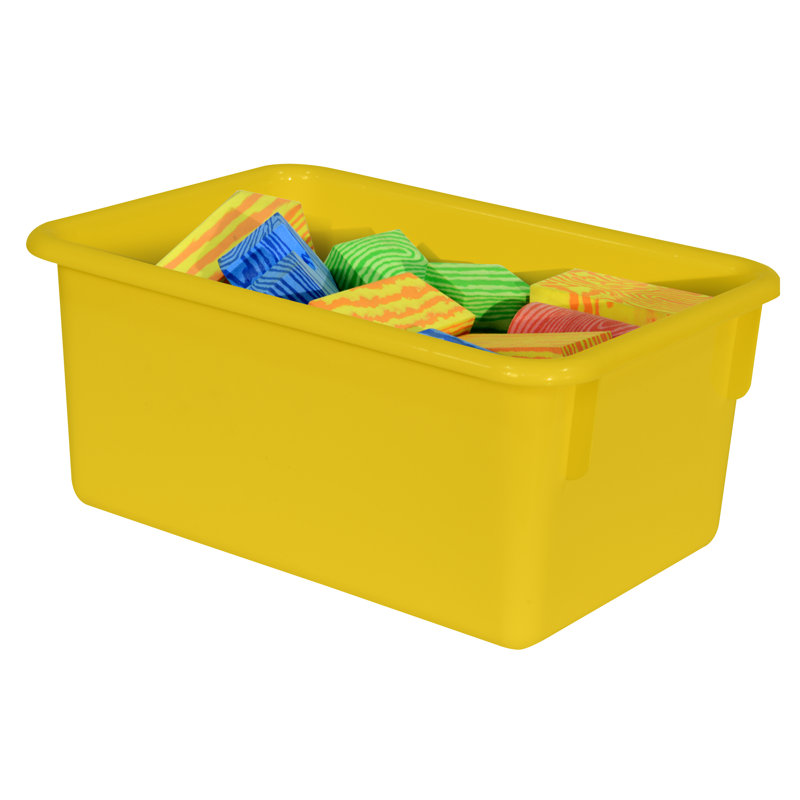 Bac en plastique, Jaune
