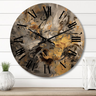 Retherford Solid Wood Wall Clock