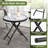 Folding Side Table Small Garden Table