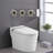 Heated Seat Smart Toilet Bidet , Night , Self-Cleaning Nozzle, Foot Sensor, Remote Control, Led Display With Seat,